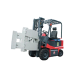 Picture of Advanced Electric Forklift Truck + Barrels Folder / Roll Folder Clamp